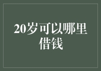 20岁了，您需要资金支持吗？多元化的借款渠道一览