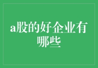 中国A股市场中的优质企业概览