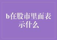 股市里的神秘符号b：一场寻找真相的奇幻之旅