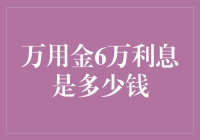 万用金6万利息是多少？深度解析与计算