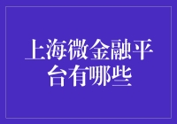 上海金融界的小鲜肉——那些让你欲罢不能的微金融平台们