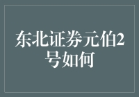 东北证券元伯2号：专业视角下的资产管理与财富增值策略