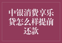 中银消费享乐贷：提前还款，省下享乐资金，痛并快乐着