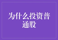 投资普通股：解锁财富增长的潜力