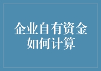 企业自有资金计算方法解析