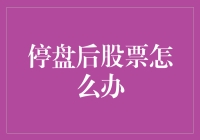 停盘影响下的投资者策略：如何应对股票停盘后的局面