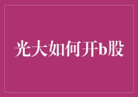 光大证券手把手教你如何从菜鸡晋升为股市老司机：如何开通B股账户