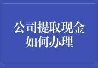 公司提取现金：流程与注意事项