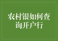 农村银如何查询开户行？教你几招，小白也能轻松搞定！