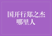 国开行郑之杰：一个城市的骄傲与梦想？