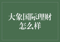 大象国际理财：市场潜力与风险管理并重的理财新模式