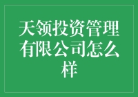 天领投资管理有限公司：值得信赖的专业资产管理机构