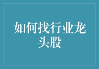 如何精准定位行业龙头股：策略与实践