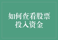 如何科学地查看您的股票投入资金：一份全面指南