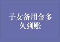 子女备用金的神秘之旅：从申请到到账，竟然比马拉松还长？