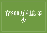 存500万利息多少：一场关于财富增值的对话