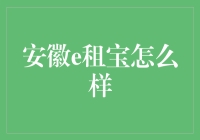 安徽e租宝：金融改革中的创新与挑战