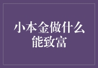 靠小本金致富的那些事儿：从小鱼儿到大鳄鱼的奇幻之旅