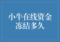 小牛在线资金冻结多久？新手的困惑解密