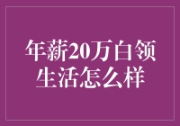 年薪20万白领生活怎么样？揭开高薪日常的秘密