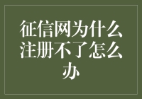 为什么征信网注册不了？别急，我来给你支个招！