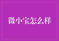 微小宝到底是个啥？难道是理财界的变形金刚？