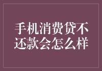 手机消费贷不还款？小心你的信用飞沙走石！