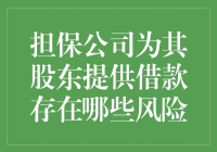 为何担保公司向股东放款需要谨慎对待？