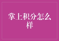 掌上积分：让积分管理变得简单高效