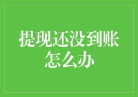 提现还没到账怎么办？这份指南教你应对方法