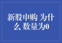 新股申购数量为零：投资者心理与市场启示