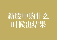 新股申购何时公布结果：市场期待与规则解析