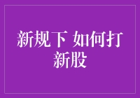 新规下，我该如何优雅地打新股？