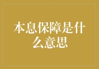 理解本息保障：理财安全的基石