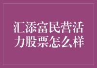 汇添富民营活力股票：是您小资生活的好伙伴