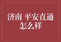 济南平安直通公交：便捷出行新选择