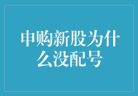 申购新股为什么没配号：深入解析申购流程与配号机制