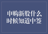 申购新股：如何准确得知中签结果？——投资者策略与市场洞察