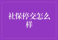 社保停交：影响与应对策略