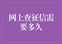 网上查征信？别逗了，那得等到花儿都谢了！