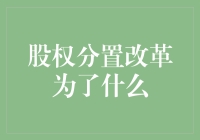 股权分置改革？听起来就像是给股票穿上了新衣服