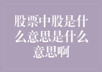 股票中的股是什么意思