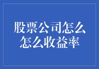 股票公司收益率之谜：如何让你的钱袋比你的钱包更鼓