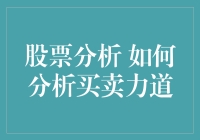 股票分析：如何用买菜心态分析买卖力道？