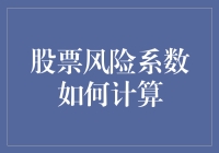 股票风险系数如何计算：全面解析股票市场的不确定性