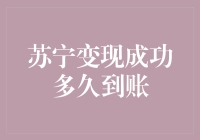 苏宁变现成功后资金多久能到账？这里有答案！