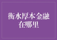 衡水厚本金融：探索合规透明的金融服务新模式