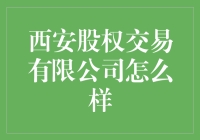 西安股权交易有限公司：激发股权活力，助力企业发展