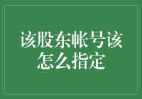 如何优雅地指定股东帐号：一场关于数字与责任的冒险