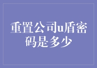 重置公司U盾密码：安全与便捷的双赢之道